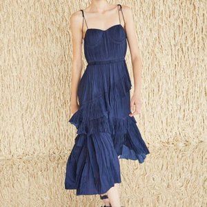 Ulla Johnson Delilah Dress Midnight Navy Size 2 EUC